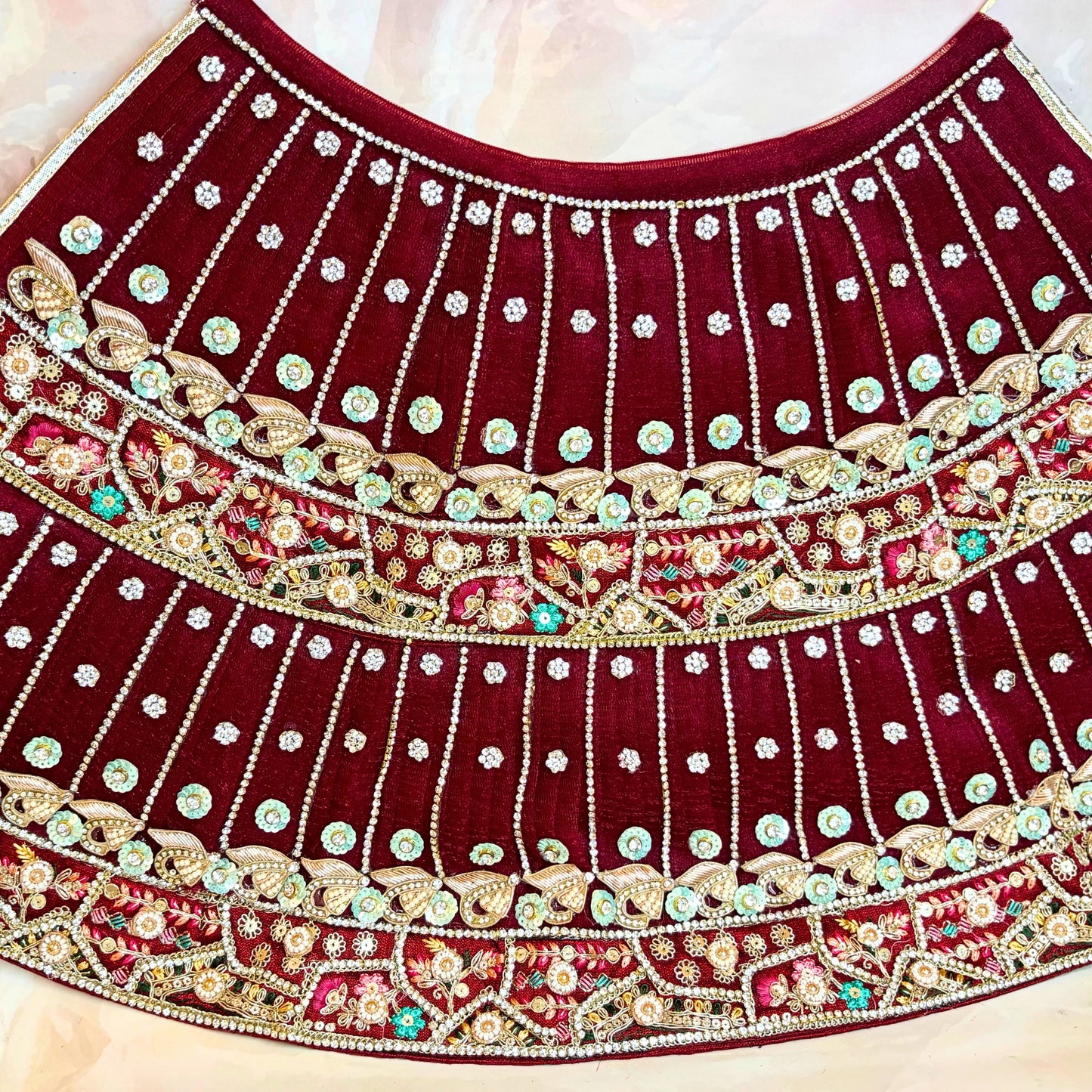 Luxe- Mahagauri Durga Maa Dress