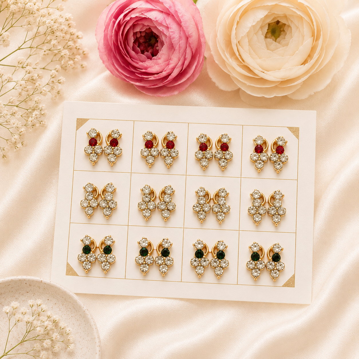 Kishori Ratna Earrings(Pack of 12)
