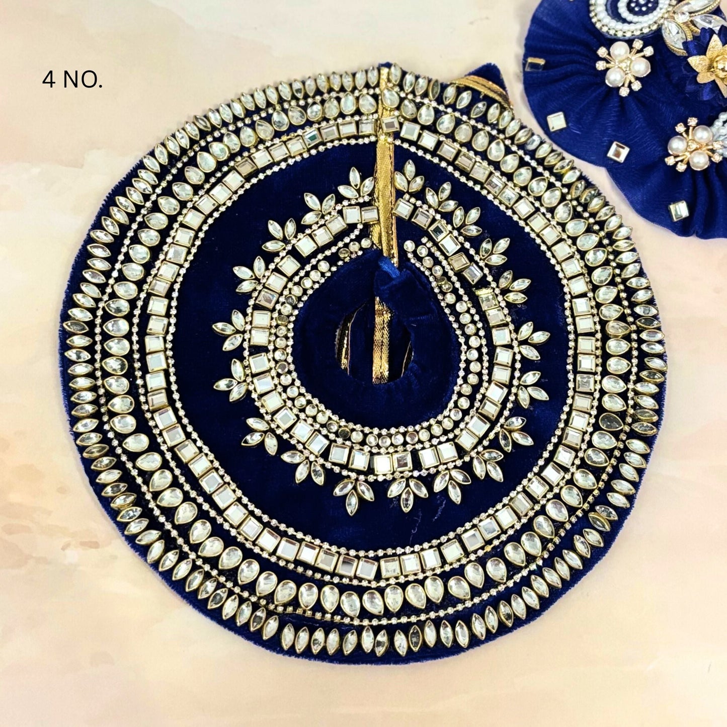 Neelrajya Velvet Laddu Gopal Dress