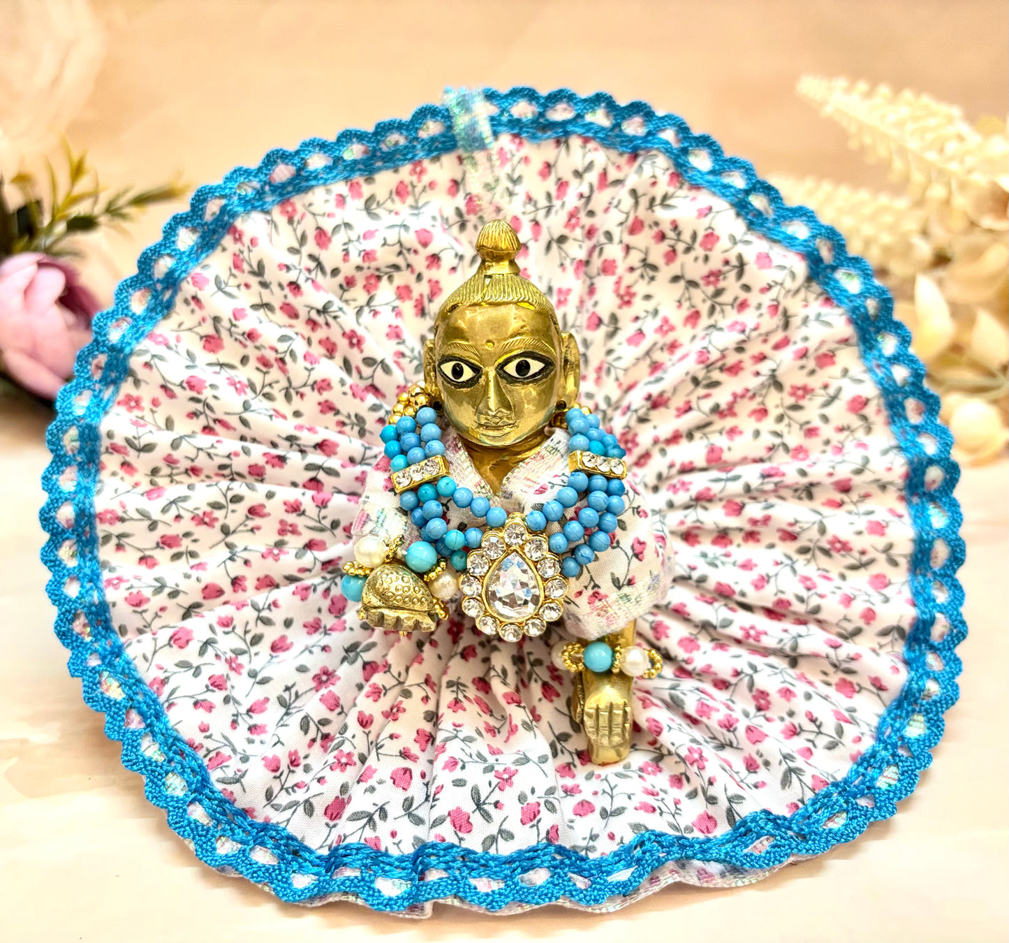 Laddu Gopal Cotton Dress Mix Colors (Pack of 2)