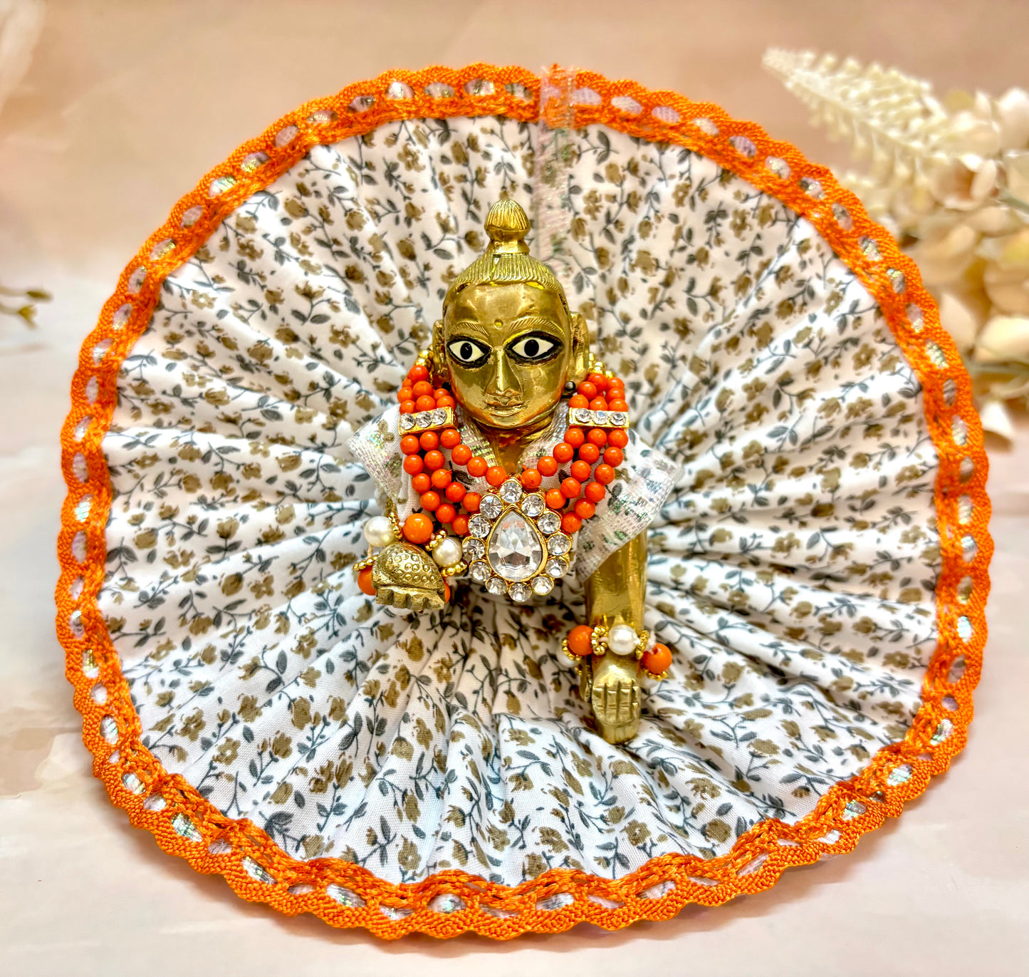 Laddu Gopal Cotton Dress Mix Colors (Pack of 2)