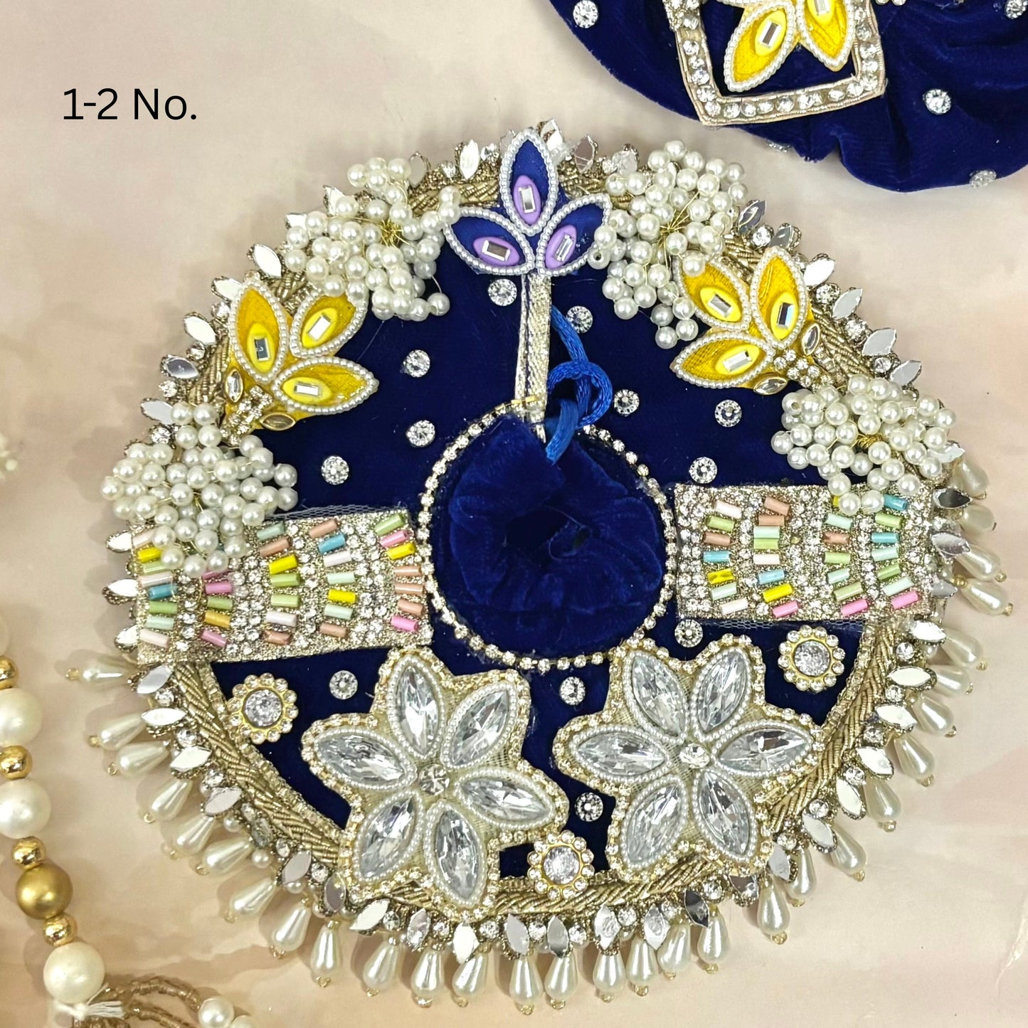 Ratnadarshika Velvet Laddu Gopal Dress