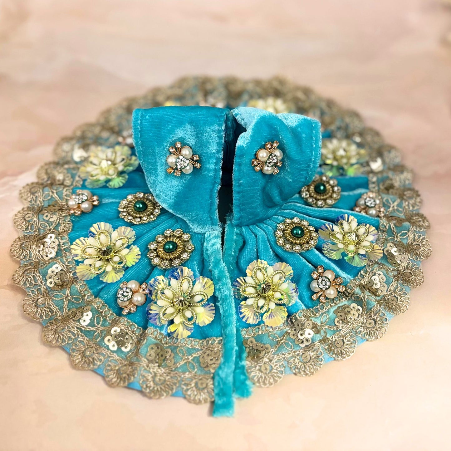 Divyaraga Velvet Laddu Gopal Dress Combo – Set of 4