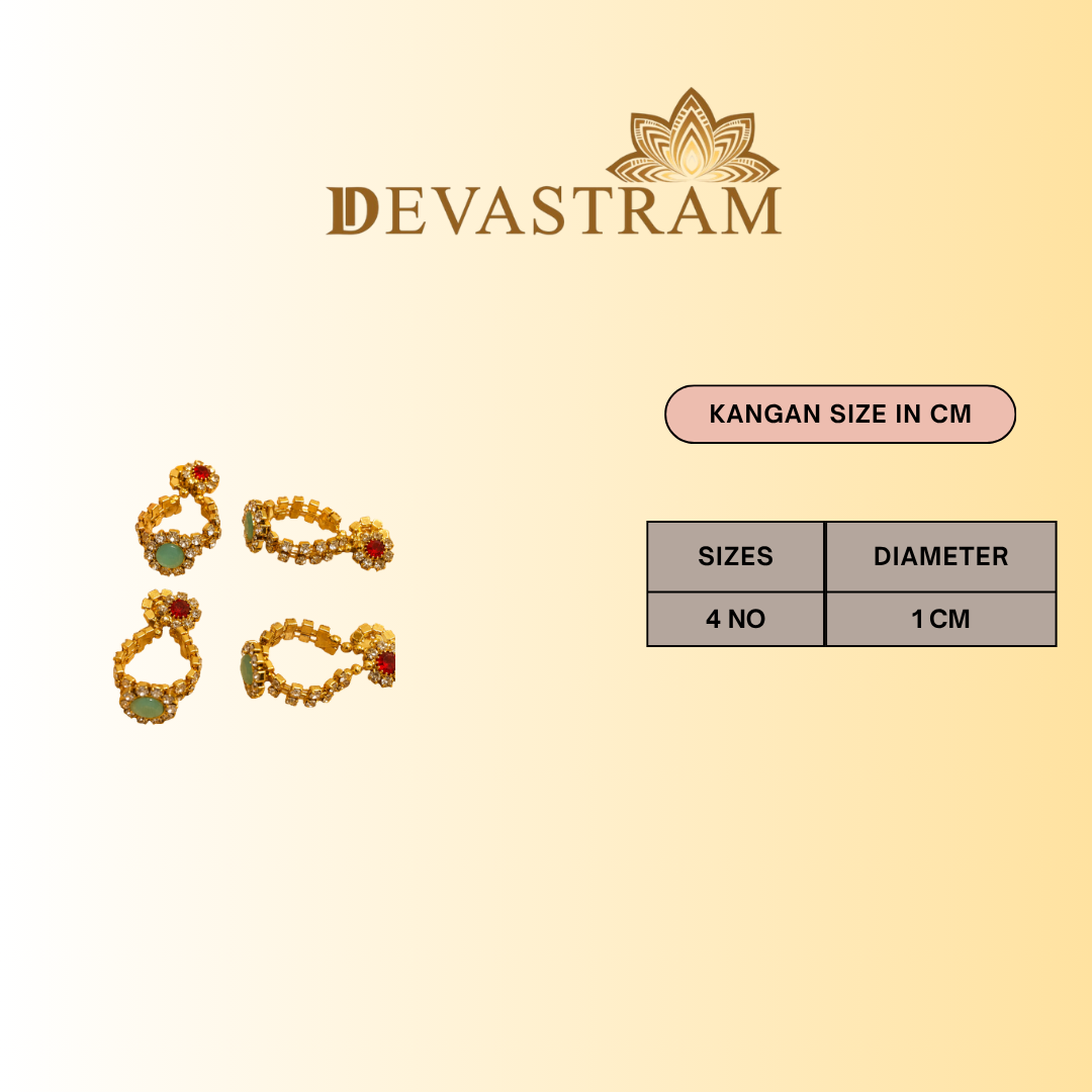 Vrindavan Yugma Kangan (Pack of 2)
