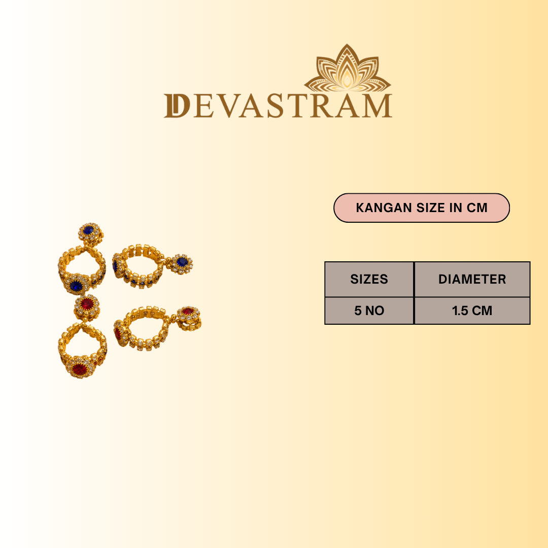 Milan Madhav Yugma Kangan (Pack of 2)