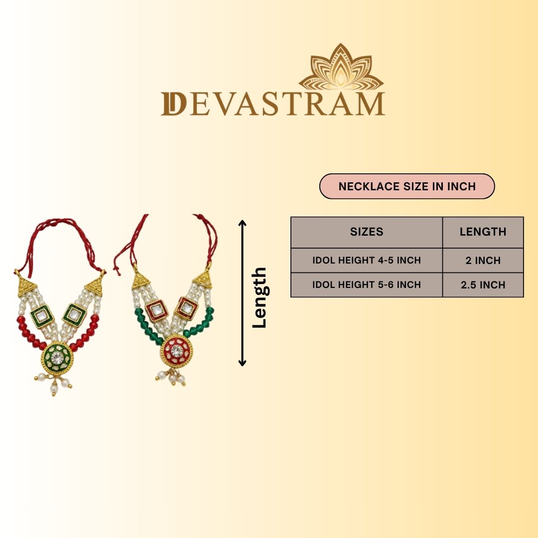 Kishori Gulhar Necklace Set(Pack of 2)