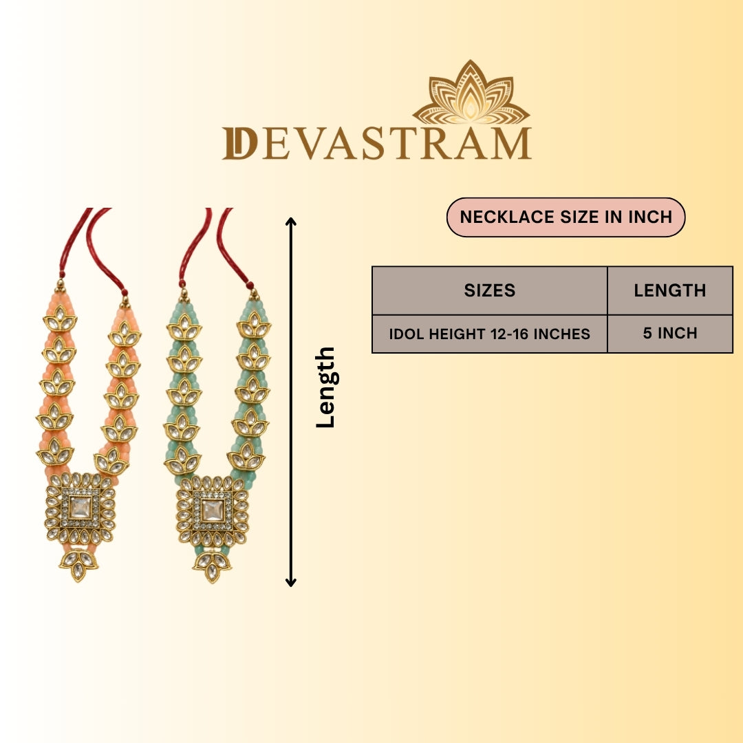 Padma Kundan Necklace Set(Pack of 2)