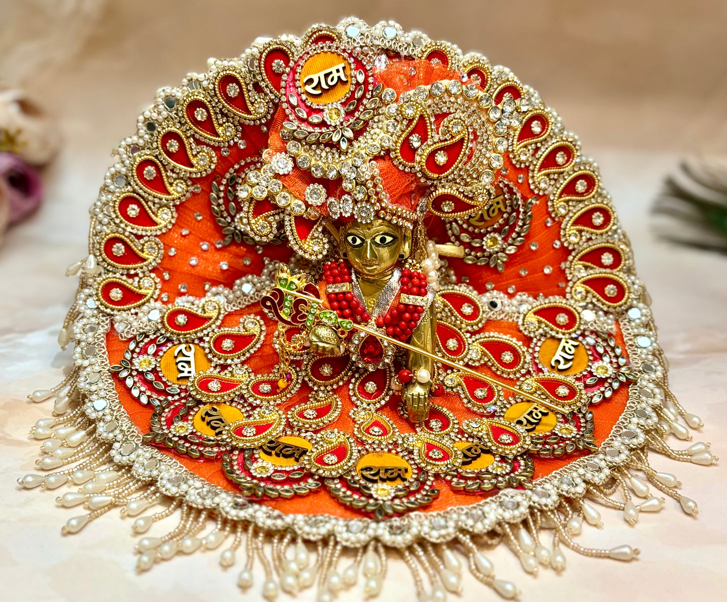 Kesari Roop Laddu Gopal Dress