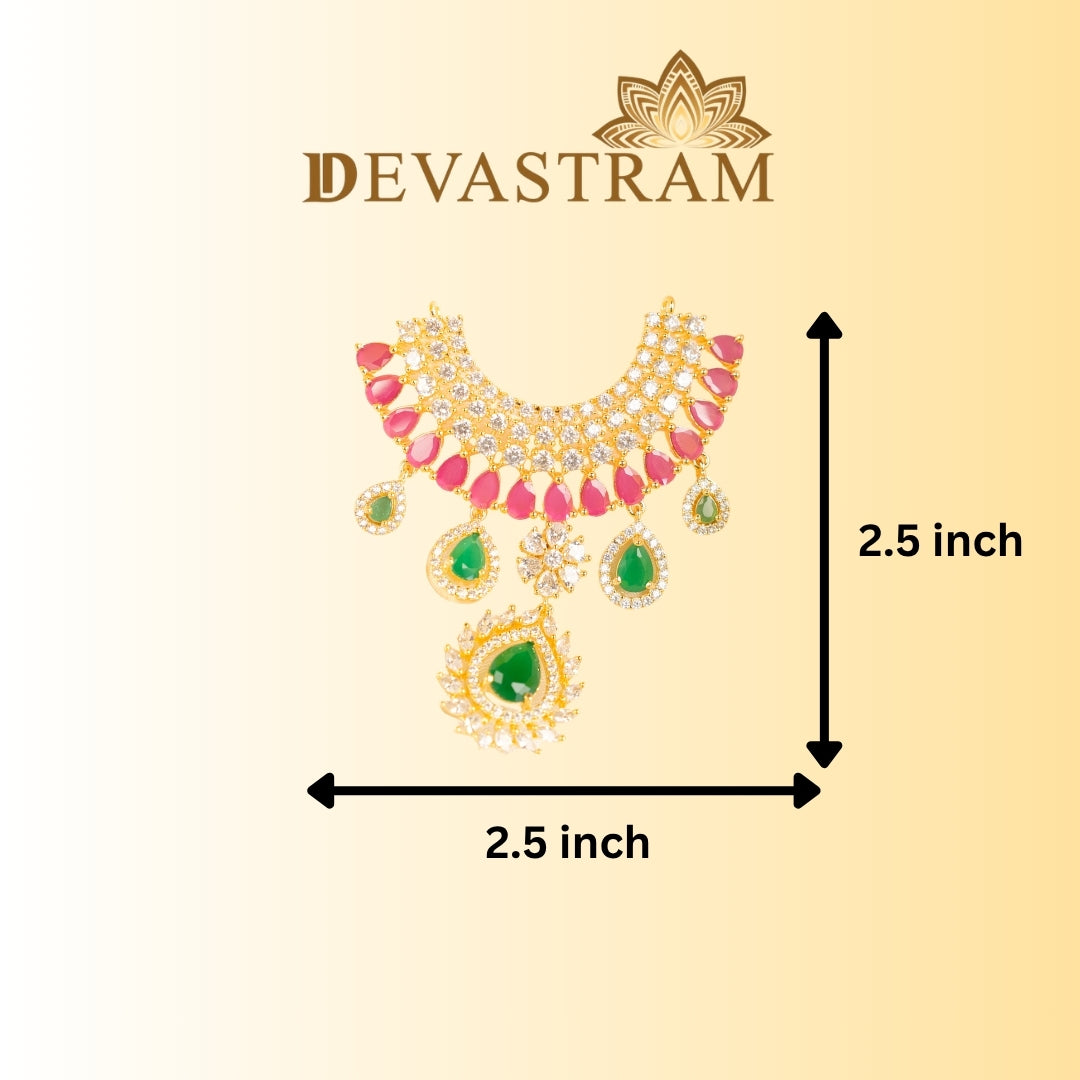 Pushp Kanth Necklace size details
