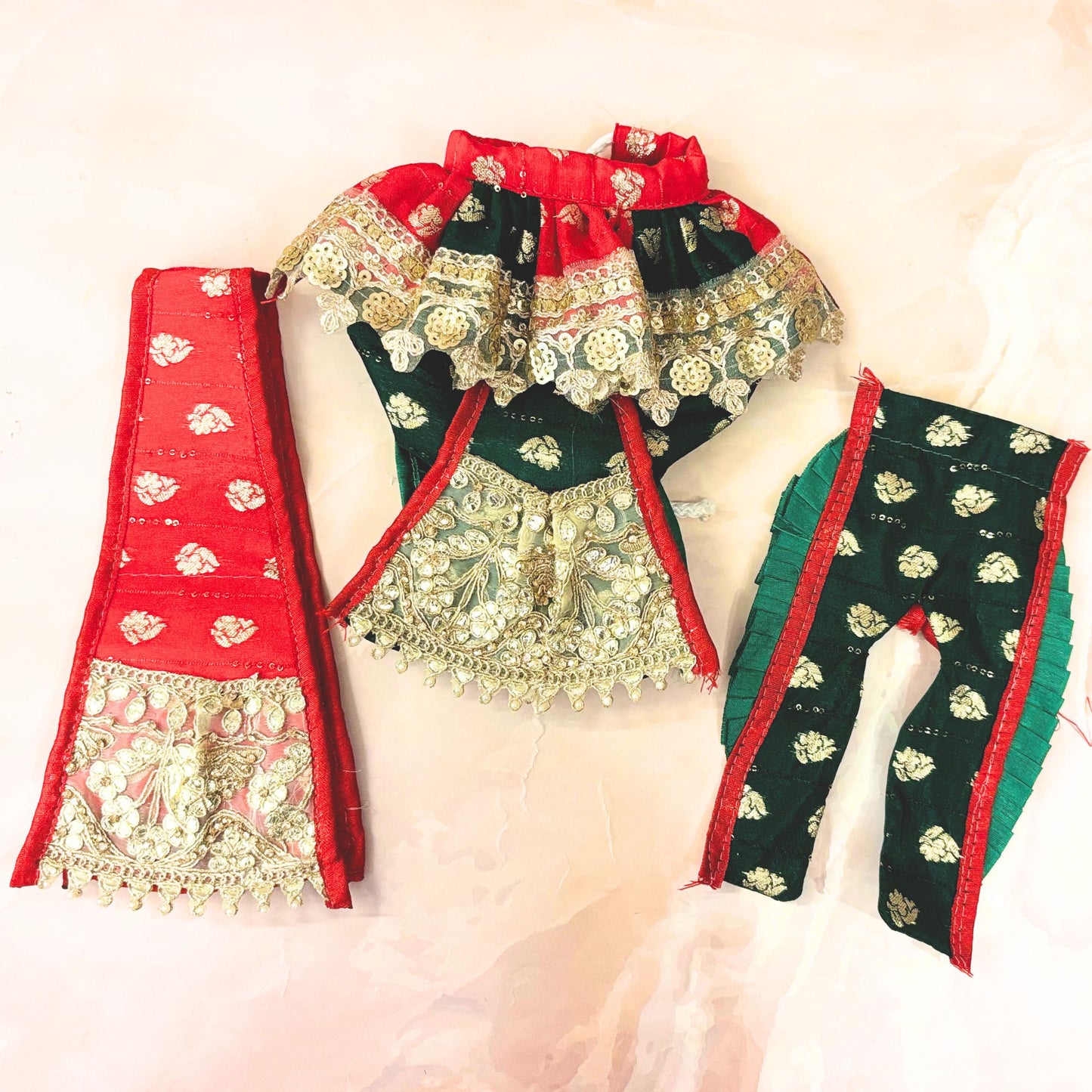 Swarna Shringar Radha Krishna Dress