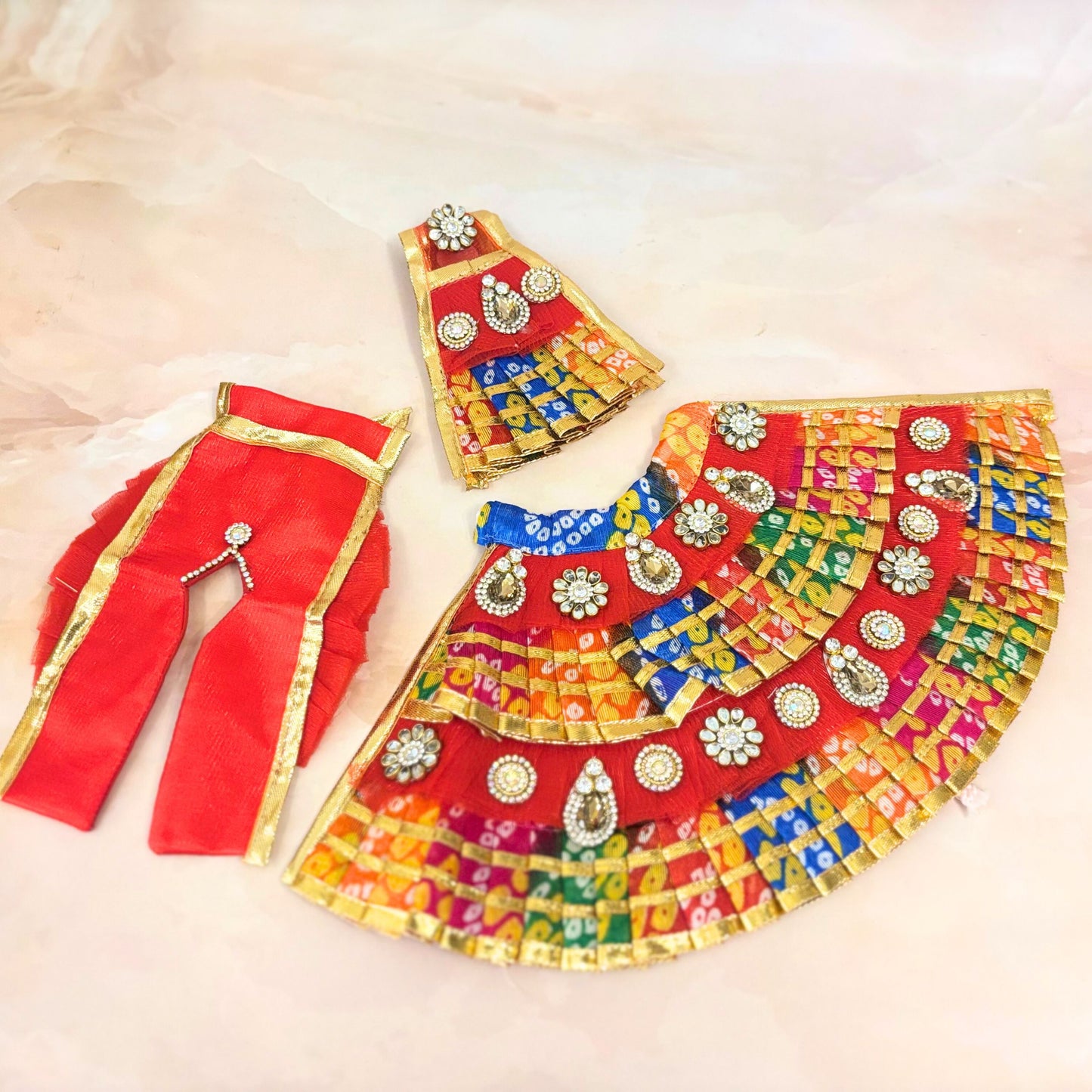 Rangrekha Mata Rani Dress