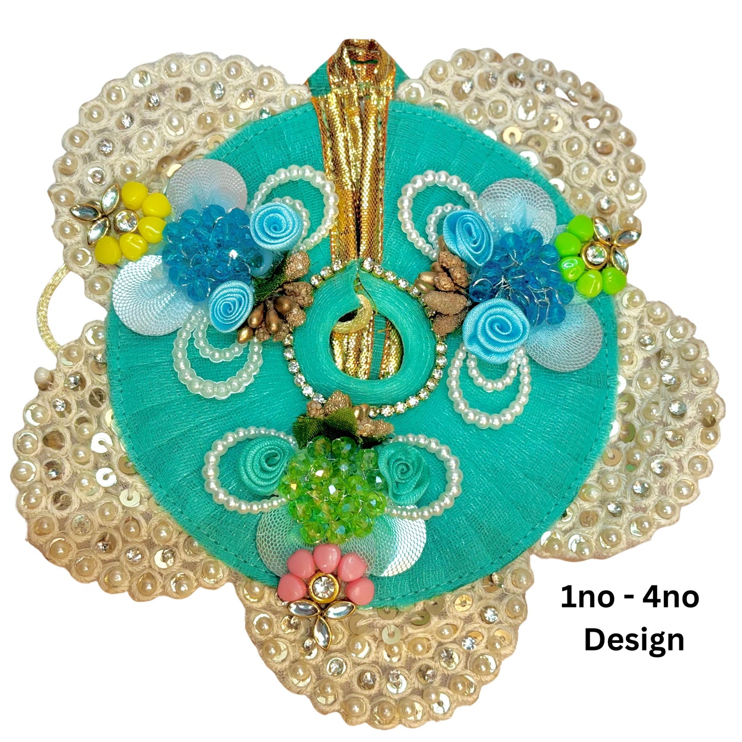 Sea Green Laddu Gopal Dress