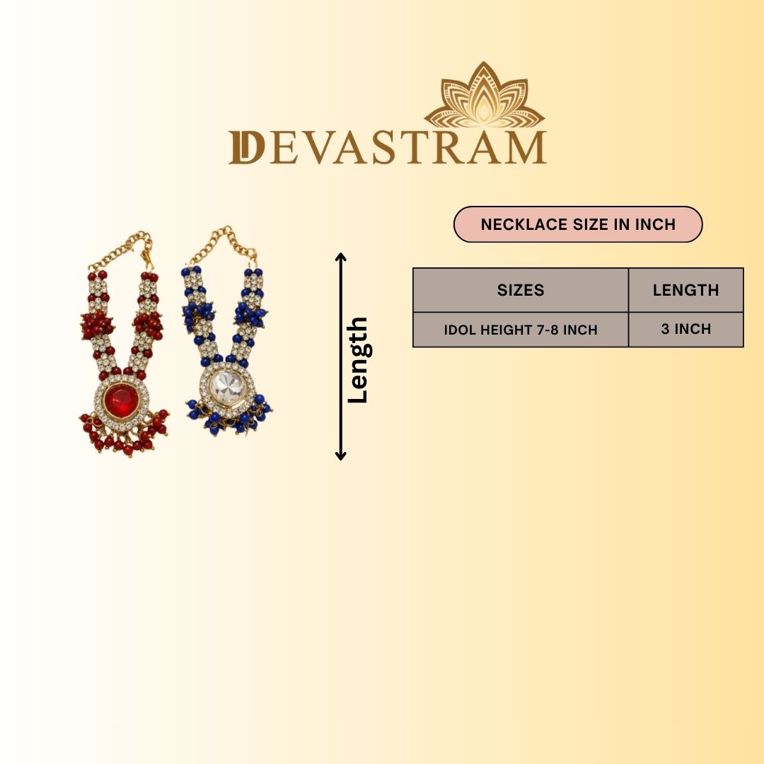 Neelam Moti Necklace Set(Pack of 2)