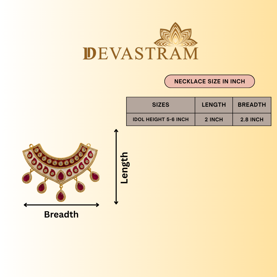 Ruby Rang Utsav Necklace Set