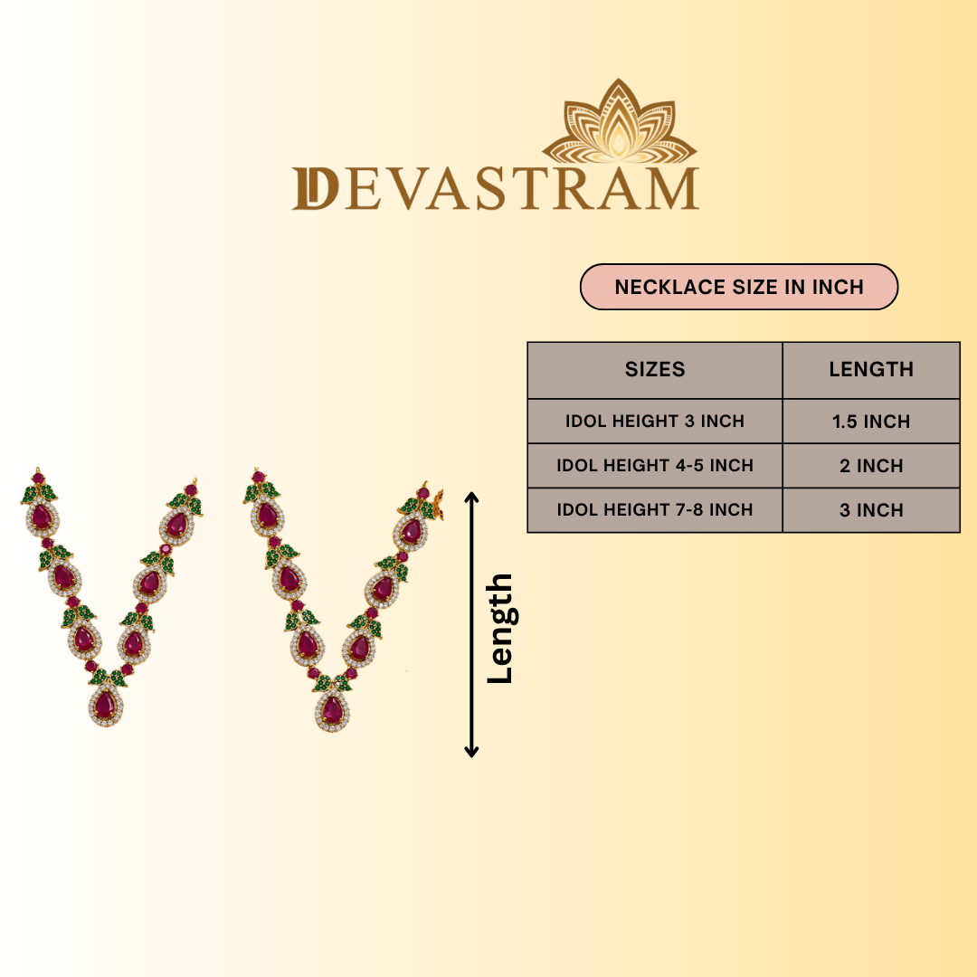 Ruby Pavitra Necklace Set (Pack of 2)