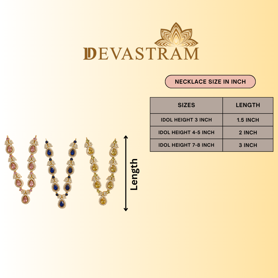 Mangalmayi Trirang Necklace Set (Pack of 3)