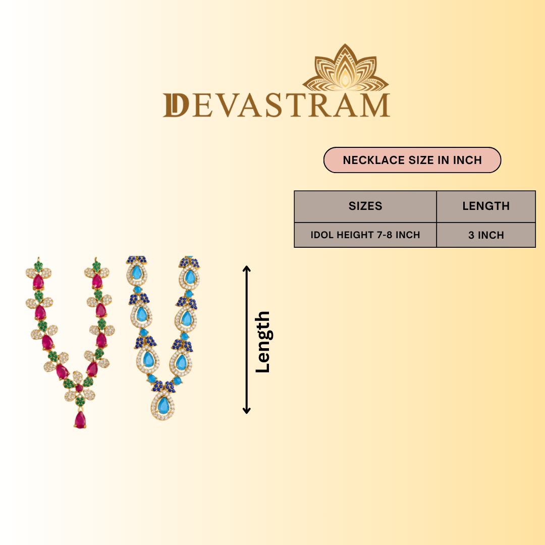 Shubh Neel Prem Necklace Set (Pack of 2)