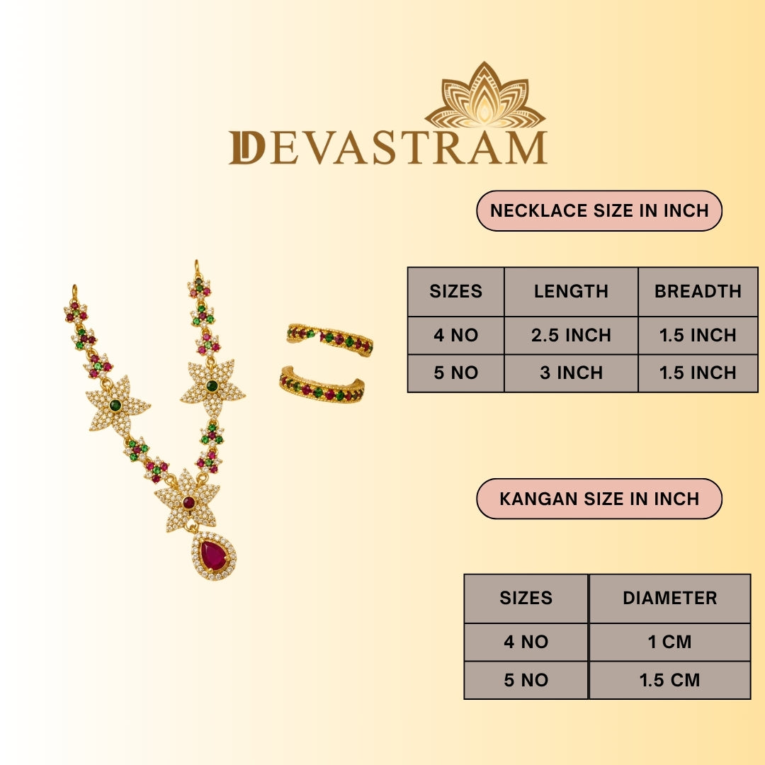 Utsav Ratna Necklace Kangan Set