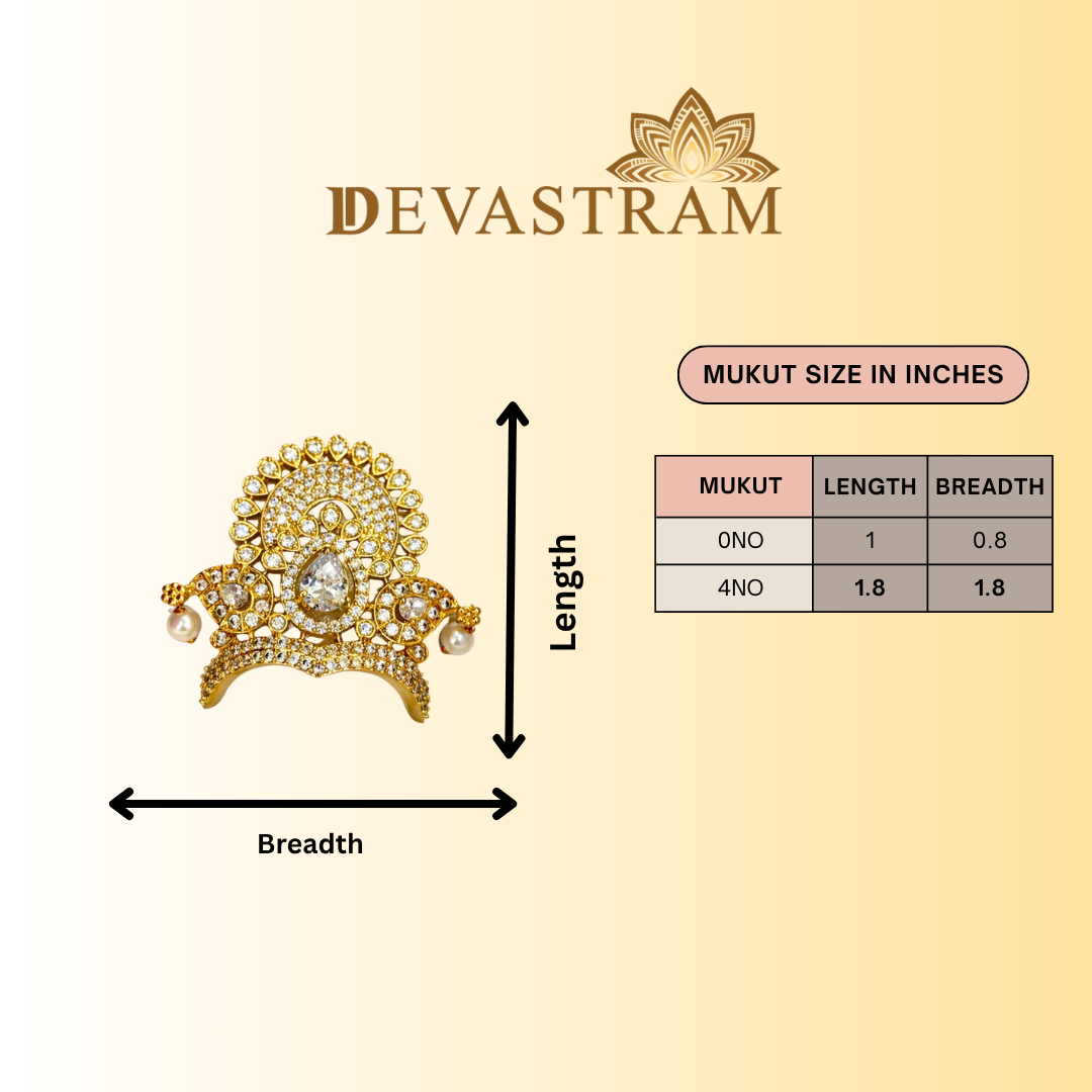 Divya Jyoti Stone Mukut