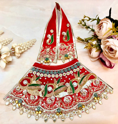 Luxe -Durga Maa Mahashakti Mata Rani Lehenga, choli & duppatta- 3 piece set