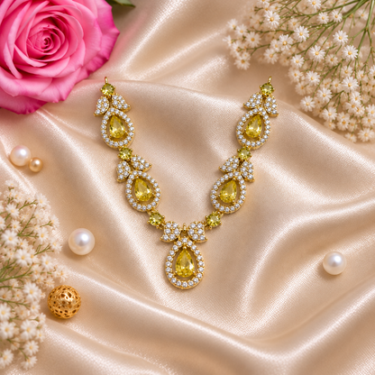 Mangalmayi Trirang Necklace Set (Pack of 3)