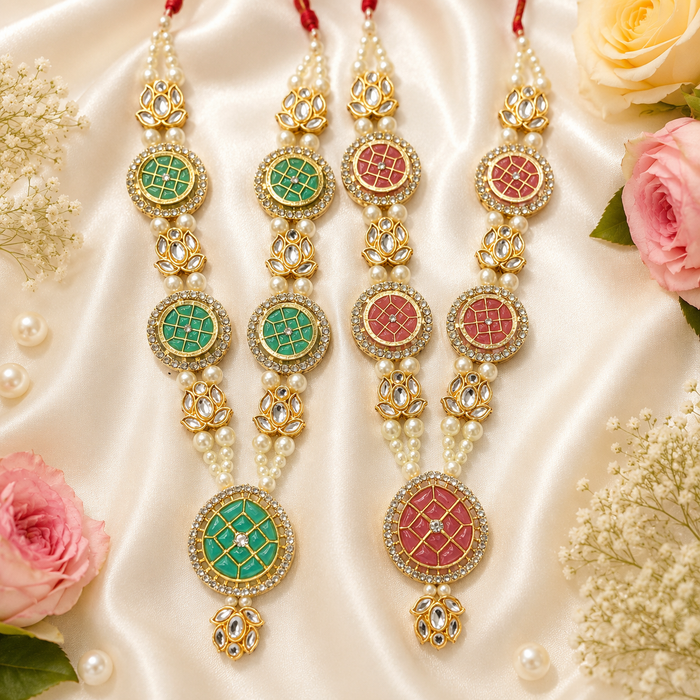 Nandlal Vrinda Necklace Set(Pack of 2)