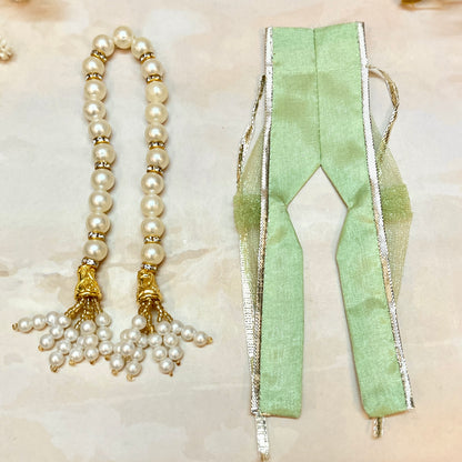 Hari Mukhi Roop Laddu Gopal Vastra – Green (Get 1 Patka & Necklace Free)