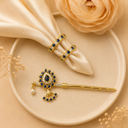Neell Rang Basuri Shringar Set