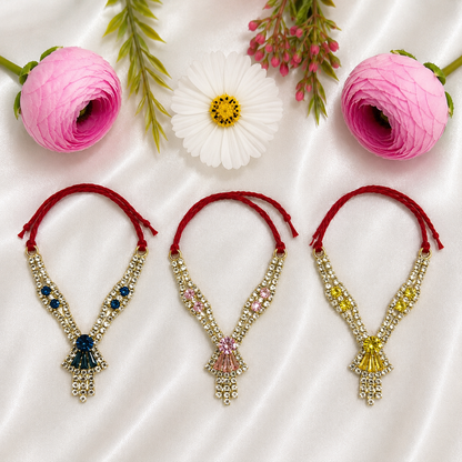 Keshavii Kanthii Necklace Set(Pack of 3)