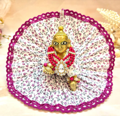 Laddu Gopal Cotton Dress Mix Colors (Pack of 2)