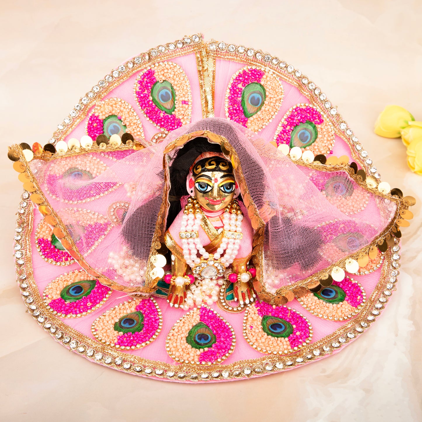Pink Radha Rani Dress