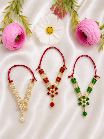 Mohann Kanthii Necklace Set(Pack of 3)