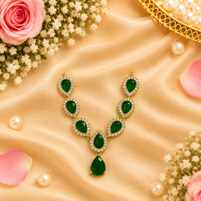 Harit Shwet Kusum Necklace Set (Pack of 3)