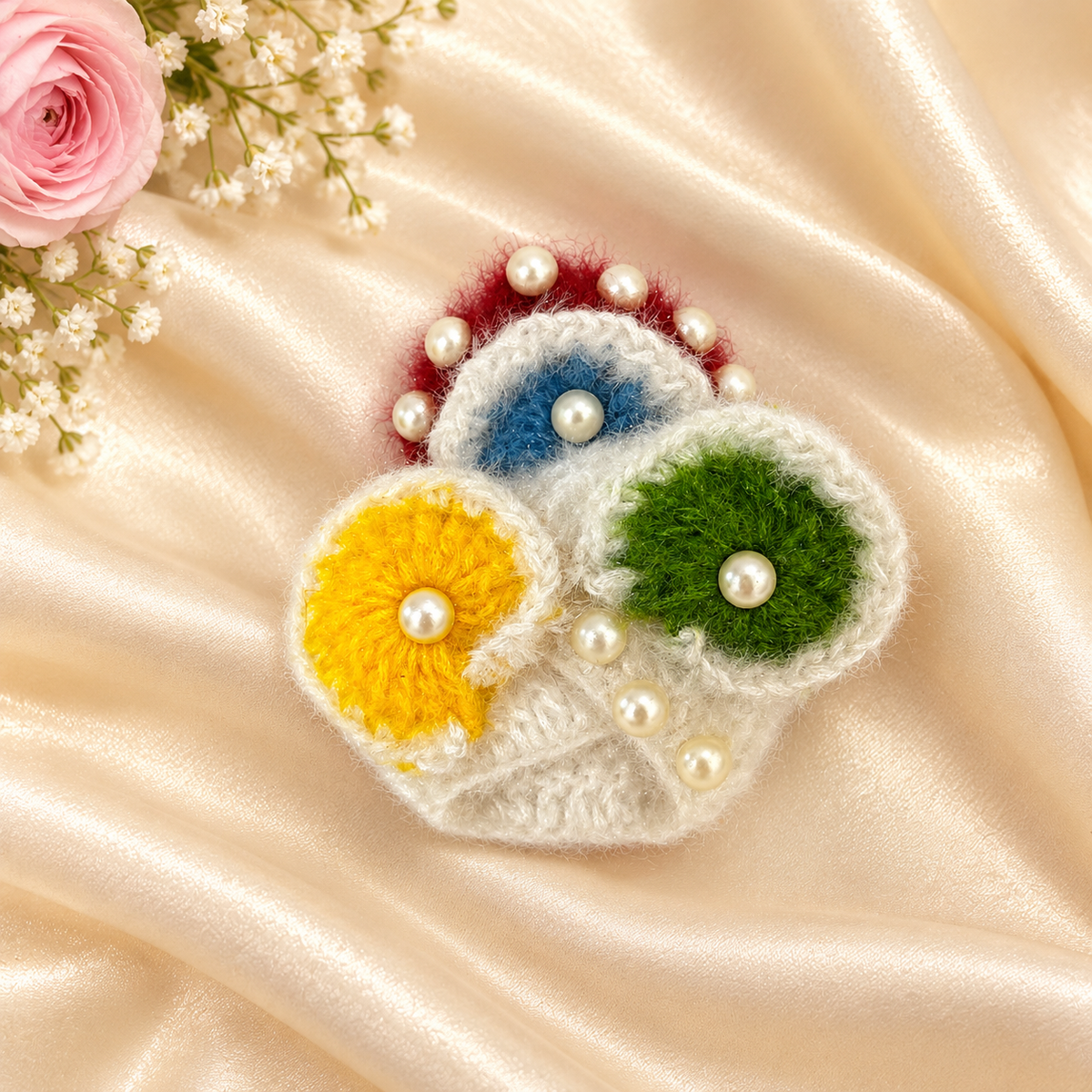 Rangoli Pushp Woollen Radhe Krishna Dress