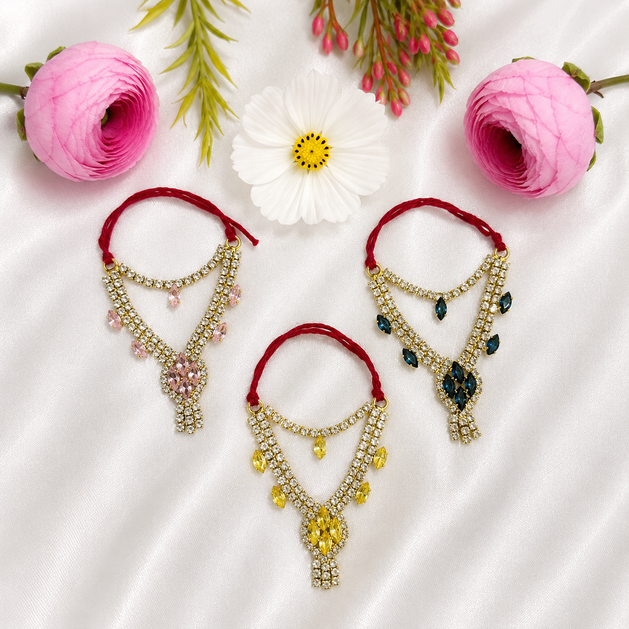 Laxmi Kanthii Necklace Set(Pack of 3)