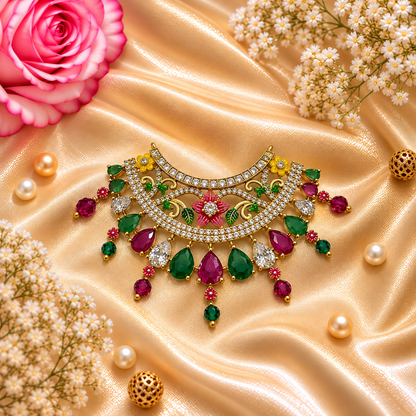 Neelmani Harit Tarang Necklace Set