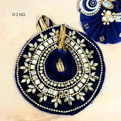 Neelrajya Velvet Laddu Gopal Dress