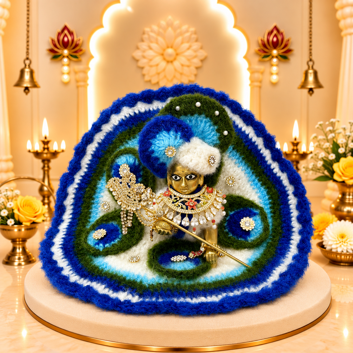 Mayurlekha Shakti Woollen Laddu Gopal Dress