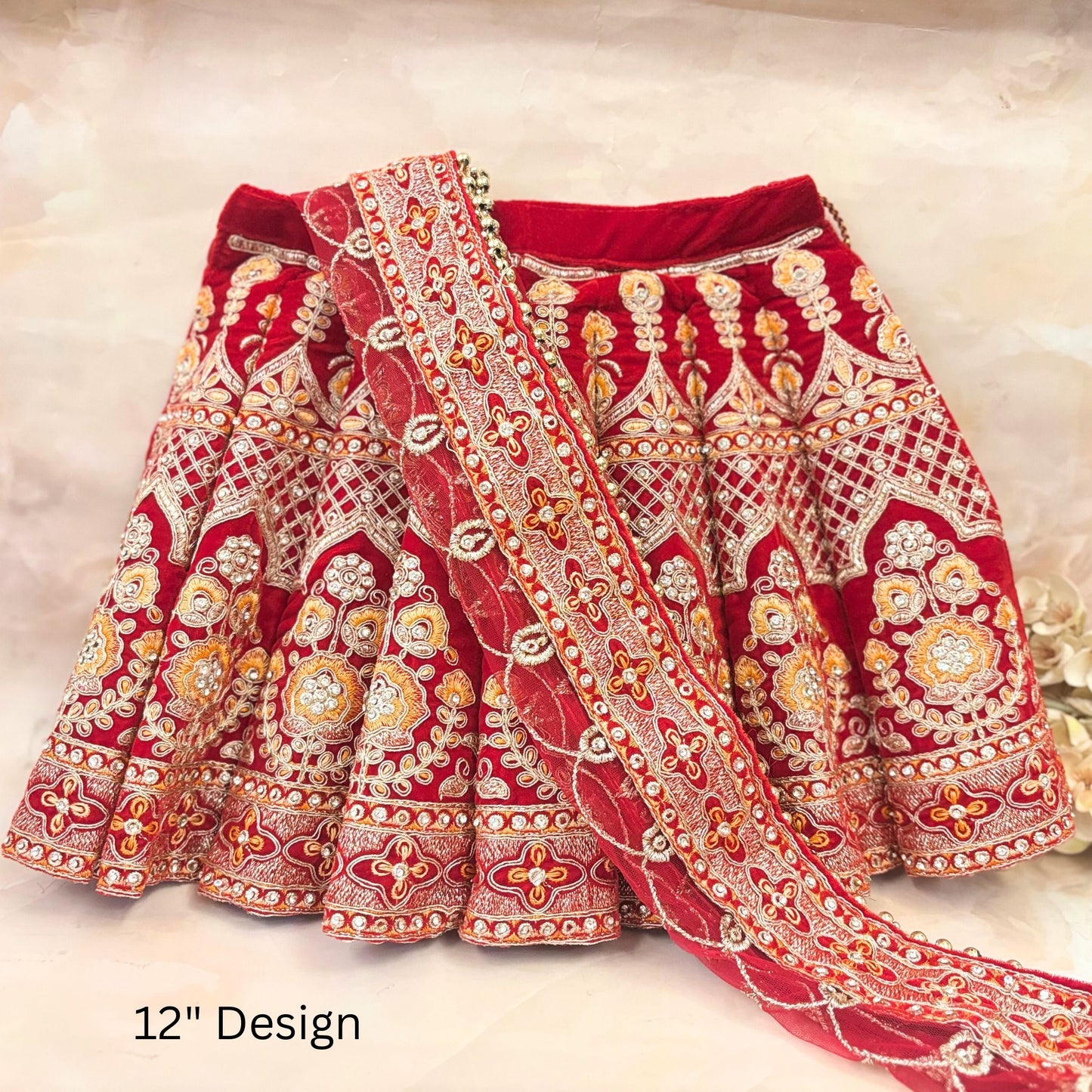 Sindūrāmbarā Mata Rani Dress