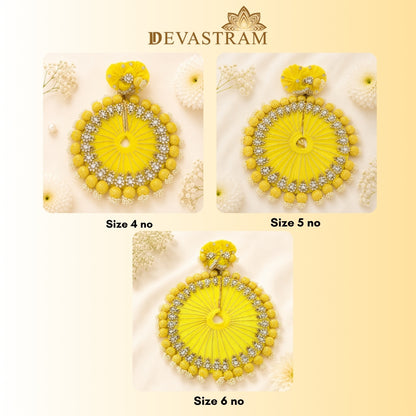 Pastel Yellow Heavy Jerken Laddu Gopal Dress