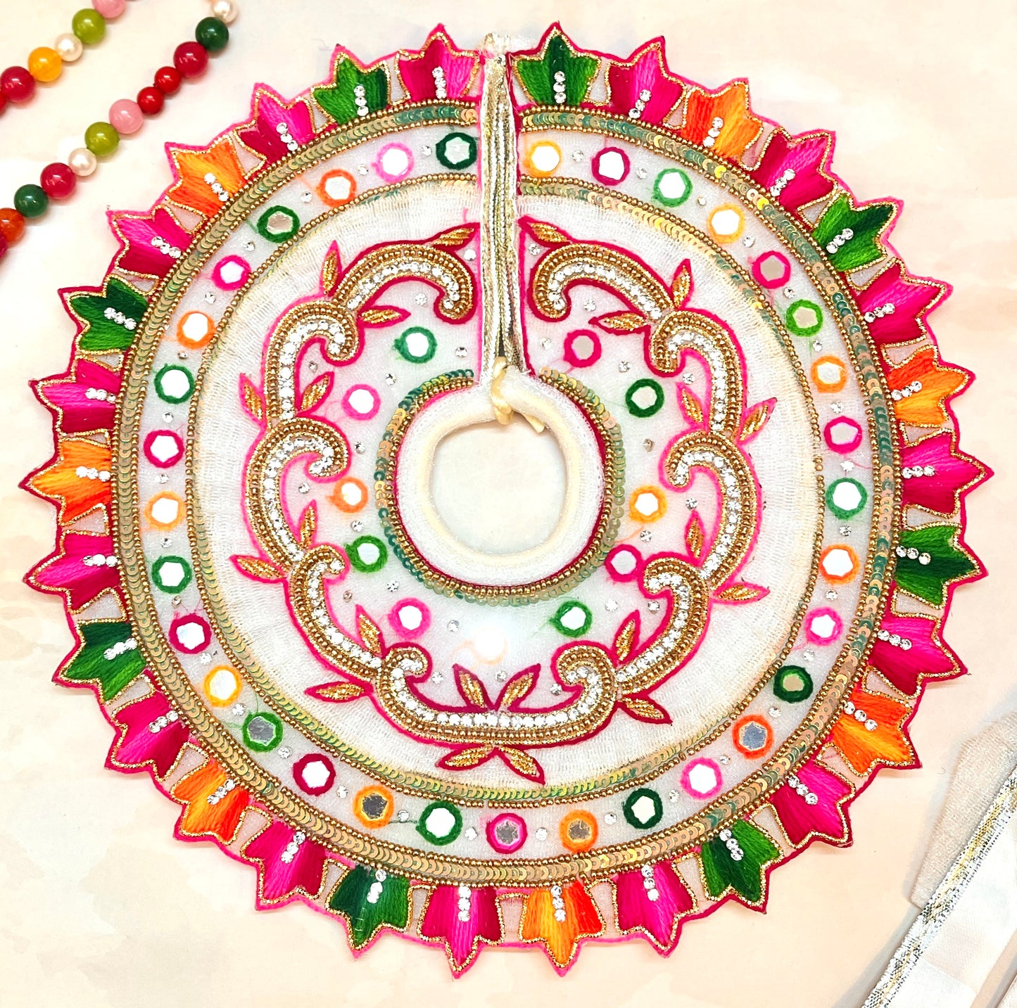 Luxe - Holi Special Hand Embroidered Laddu Gopal Dress (4 piece set)