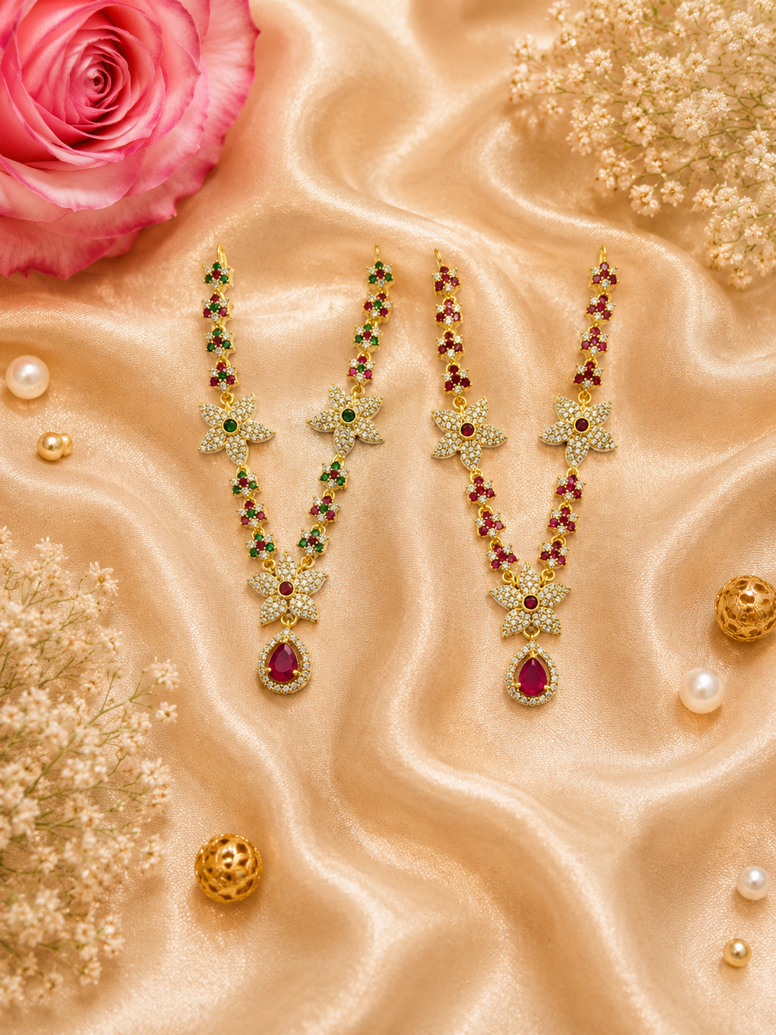 Yamuna Vilas Necklace Set (Pack of 2)