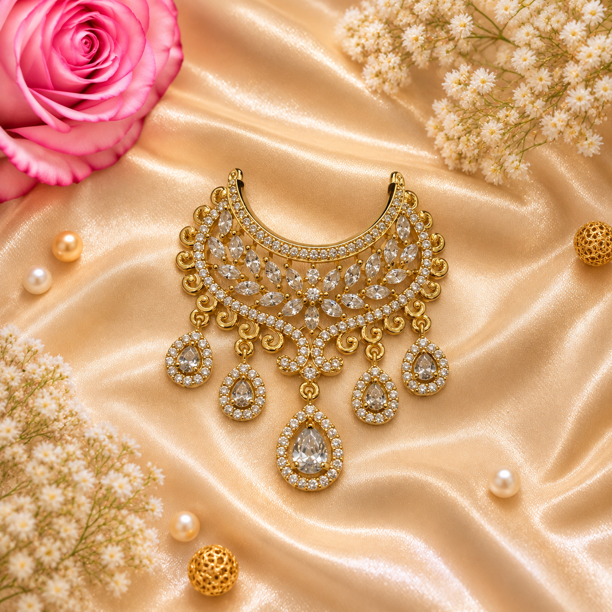 Prabha Tarang Kanth Necklace Set