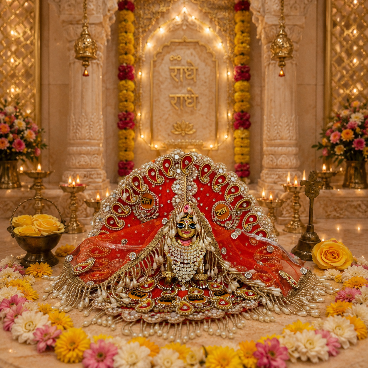 Keshari Kanak Radha Rani Dress