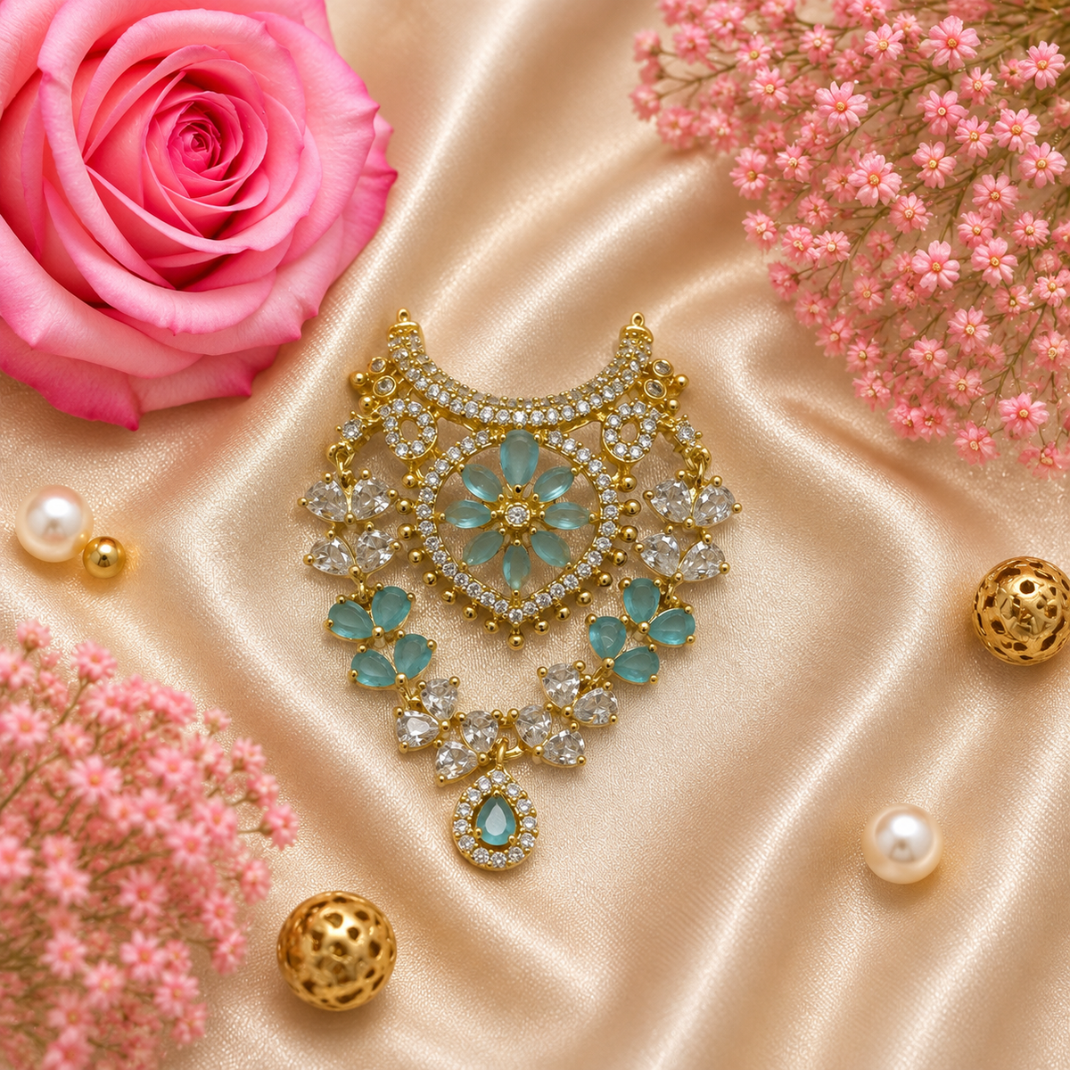 Shyamal Sagar Necklace Set