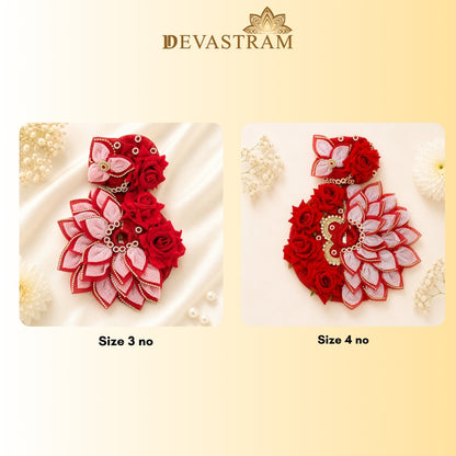 Red Rose Laddu Gopal Dress