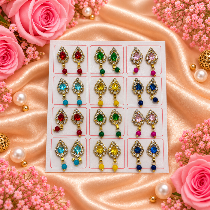 Mangalmayi Ratna Earrings(Pack of 12)
