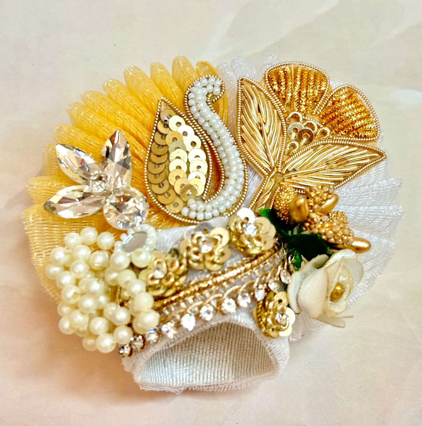 Luxe - Sharad Purnima Special Hand Embroidered Laddu Gopal Dress