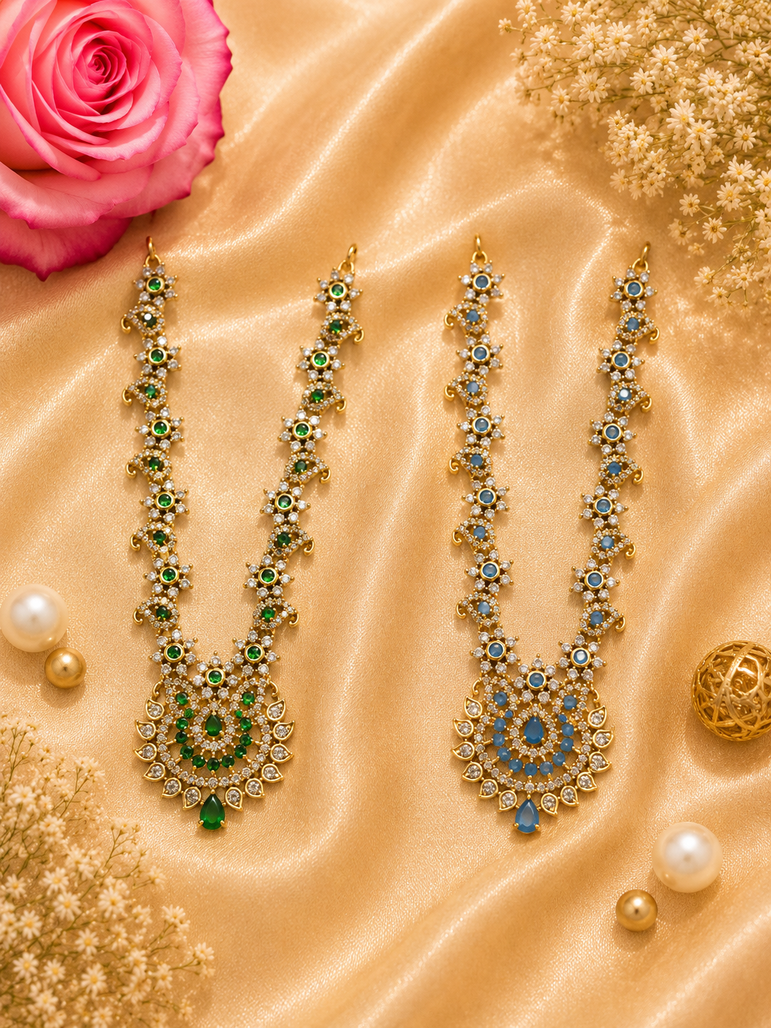 Chandra Prabha Necklace Set (Pack of 2)