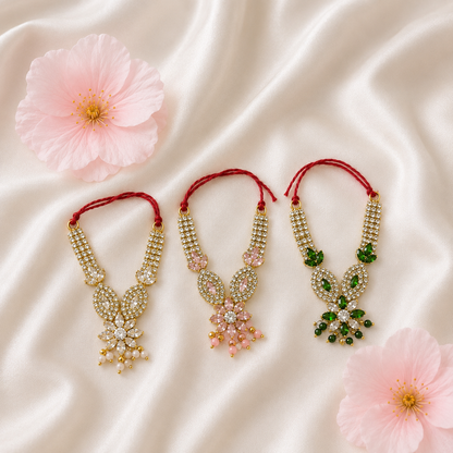 Nikunj Harit Necklace Set(Pack of 3)